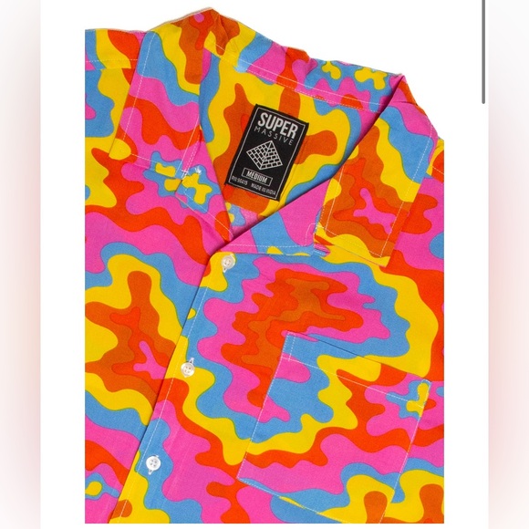 Groovy Button Up Top - Picture 2 of 6